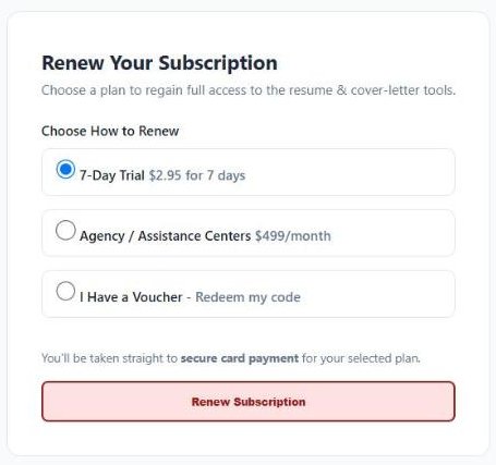 Renew Your Subscription